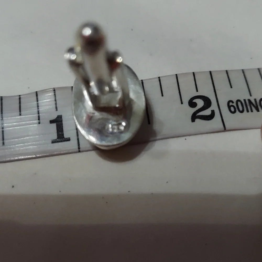 Smoky Topaz Sterling Silver Cuff Links